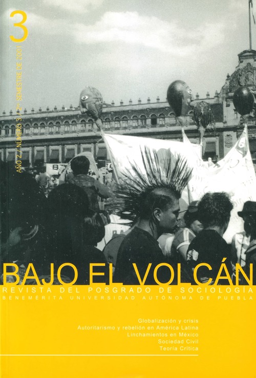 					Ver Vol. 2 Núm. 3 (2001): Bajo el Volcán No. 3 (REVISTA IMPRESA)
				